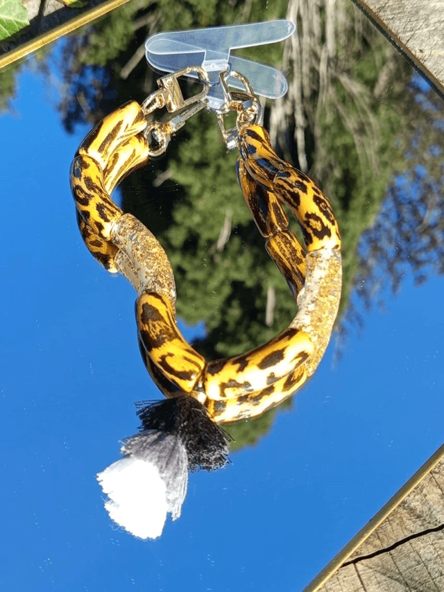 Bracelet bijoux de téléphone en perles tubes acrylique Jiraaph