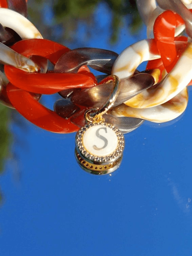 Bracelet gros maillons en acrylique Laality