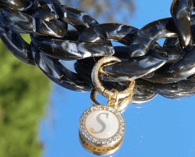 Bracelet gros maillons en acrylique Kaala